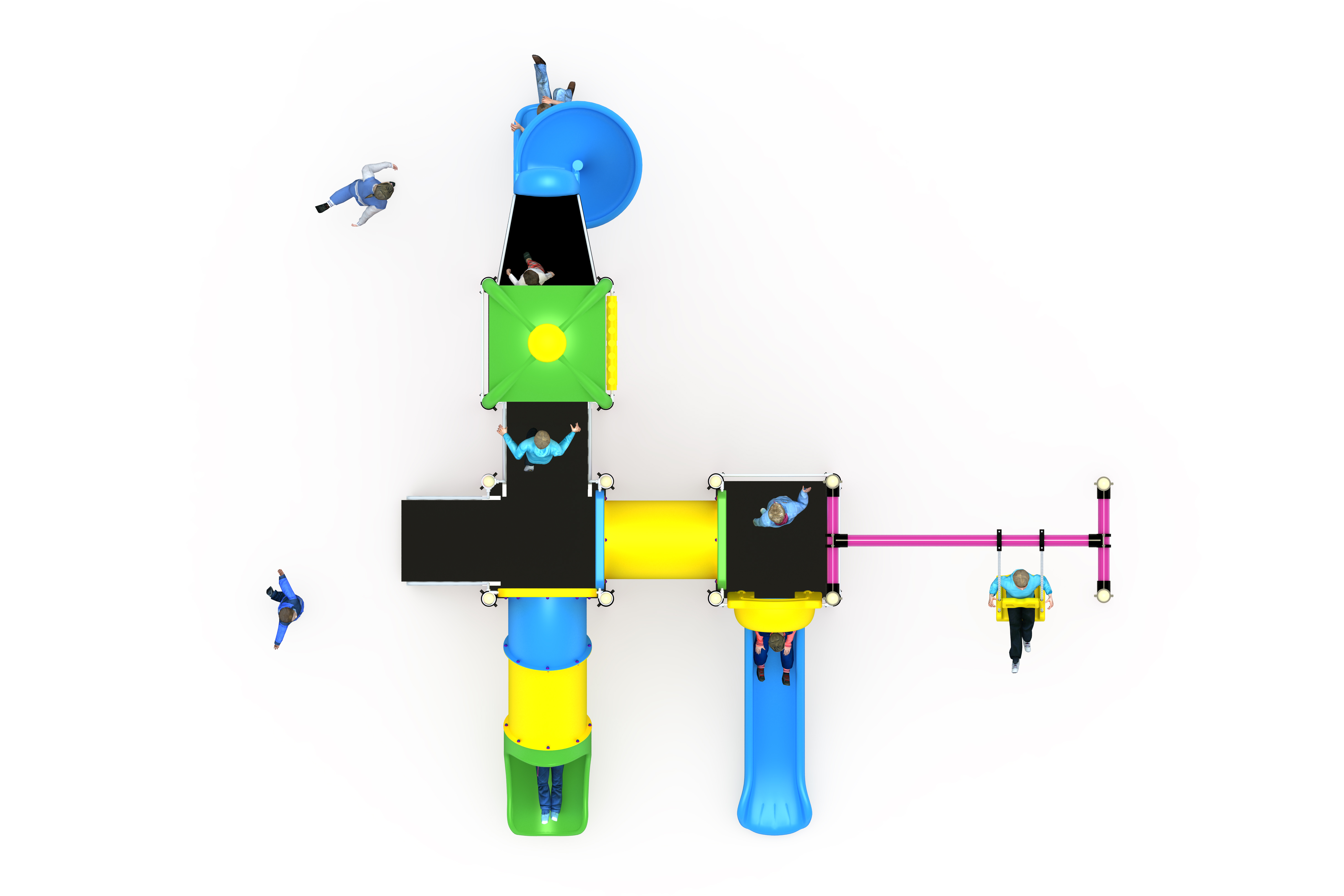 Klasik Seri Oyun Grubu B-PRK-01 PRK-08 | Metal Oyun Grupları | Erse Kent Mobilyaları
